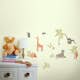 Väggdekor RoomMates Jungle Animals