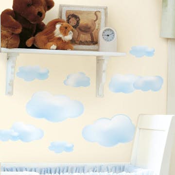 Väggdekor RoomMates Clouds