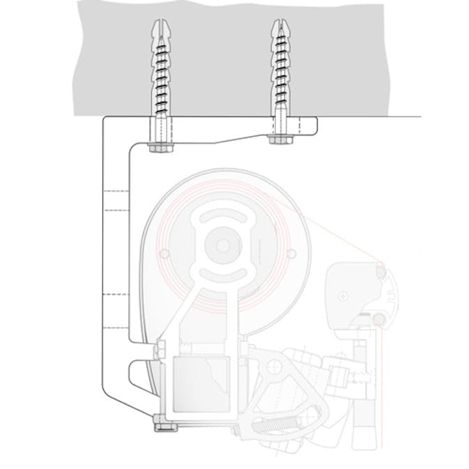 Takfäste för Terrassmarkis Dittsolskydd