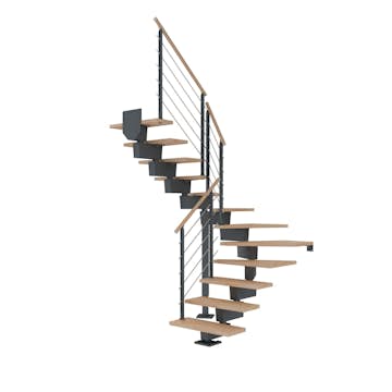 Vinkeltrappa Dolle Dubai Bok Oljad 1/2 Design