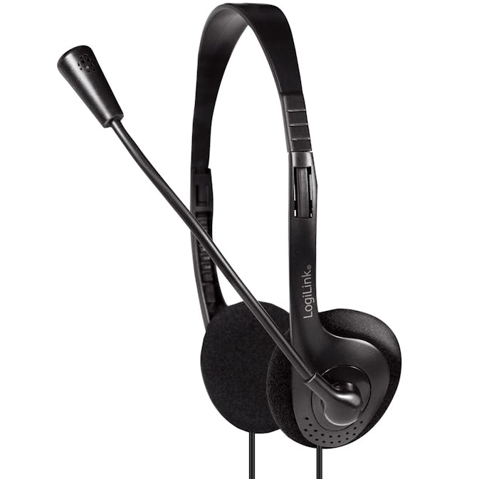 PC-headset LogiLink Stereo Med Mikrofon 1x3,5mm-kontakt