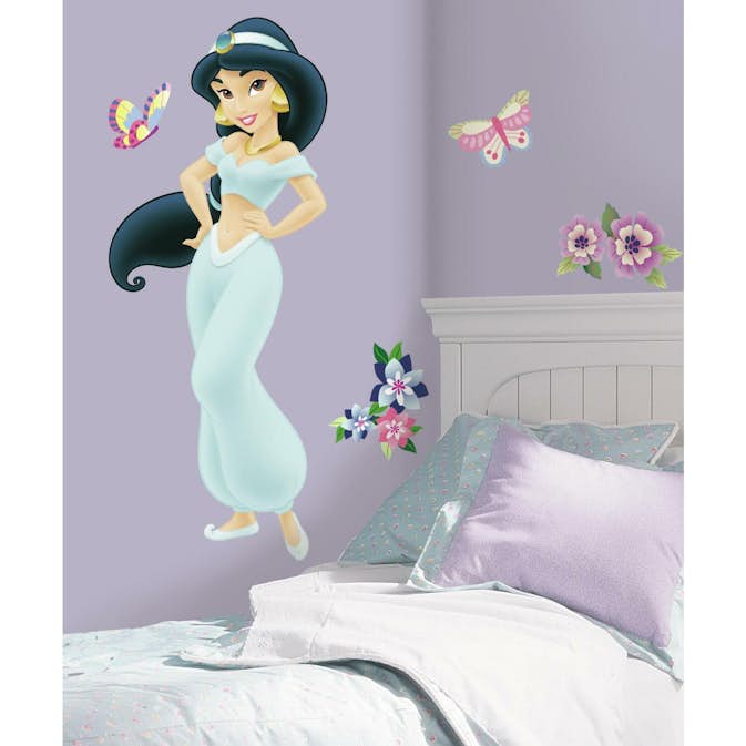 Väggdekor RoomMates Disney Prinsessan Jasmine med Bling