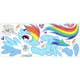 Väggdekor RoomMates Kids My Little Pony Regnbåge