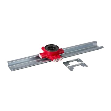 Takdosa Schneider Electric Multifix TED26 med Lock och 10 Stutsar (8×16 mm, 2×20 mm) inkl. Fästbleck, Konsoler, Skruv