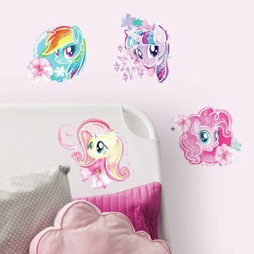 Väggdekor RoomMates My Little Pony The Movie Watercolor