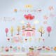 Väggdekor RoomMates Happi Cupcake Land