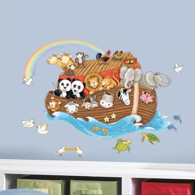 Väggdekor RoomMates Noah's Ark