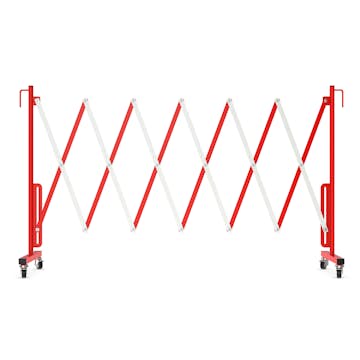 Avgränsare R&R Solutions Expanderbar Mobil Röd/Vit