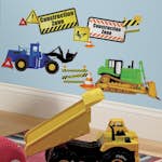 Väggdekor RoomMates Construction Trucks