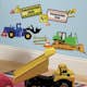 Väggdekor RoomMates Construction Trucks