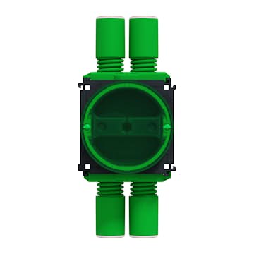 Apparatdosa Schneider Electric Multifix med lock för enkel-/dubbelgips 12-27mm