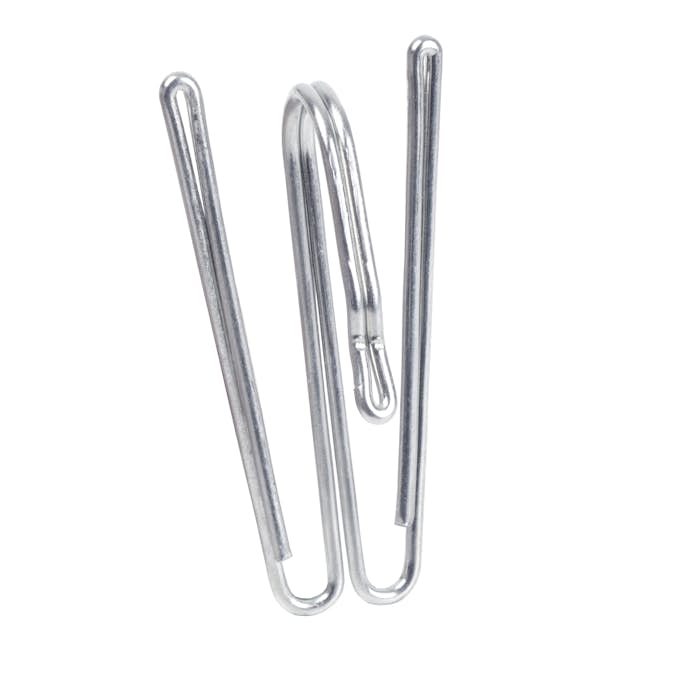 Gardintillbehör Kirsch 2-Fingerkrok Hög 10-pack Nickel