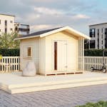 Lekstuga Luoman Lillevilla Satakieli 3,25 m² Trästuga med Sadeltak