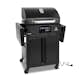 Elgrill Landmann 1192 Black 2023 med Gjutjärnsgaller med Inbyggd Termometer & Sidobord