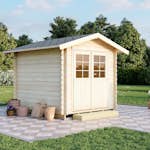 Förråd Luoman Lillevilla Mansikka Friggebod Byggsats i Trä med Sadeltak