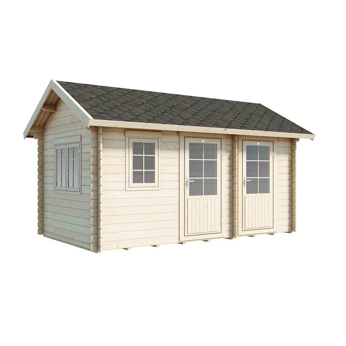 Friggebod Luoman Lillevilla 95 11,3 m² Byggsats Förråd i Trä med Sadeltak