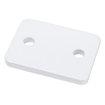 Gardintillbehör Kirsch Gardintyngd Vit 4st