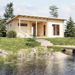 Attefallshus Luoman Lillevilla Kiuru 19,4 m² med Pulpettak