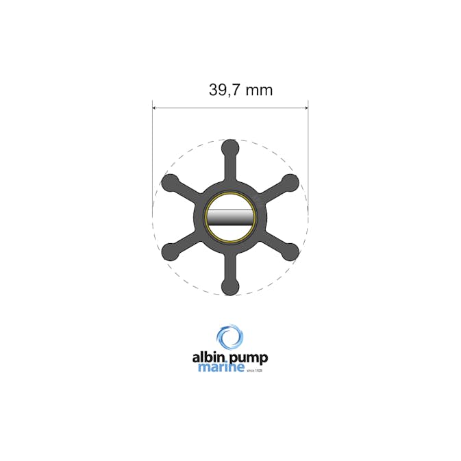 Impellerkit Albin Group Marine Premium 06-01-002