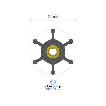 Impellerkit Albin Group Marine Premium 06-01-008
