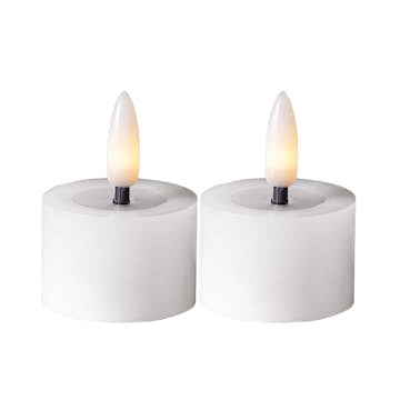 LED-Värmeljus Star Trading Flamme Flow 4x5 cm 2-pack