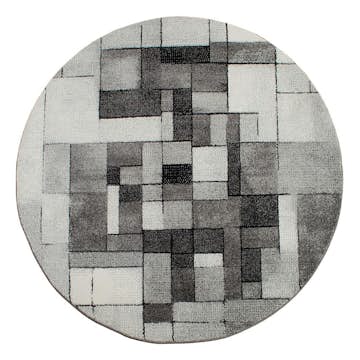 Friezematta KM Carpets London Abstrakt Rund