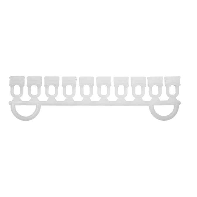 Gardintillbehör Kirsch Glid För U-skena Vit