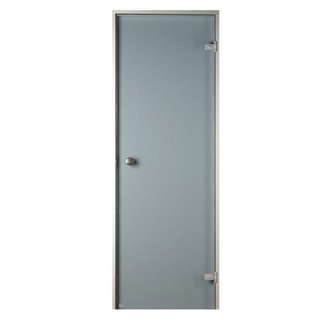 Bastudörr Sauna Sweden Aluminium Grå