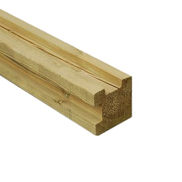 Stolpe Hortus till Staketprofil Hörn