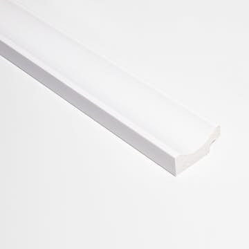 Avslutningslist Lamelio Infinity Onda Vit Avslut 3,2 cm Höger