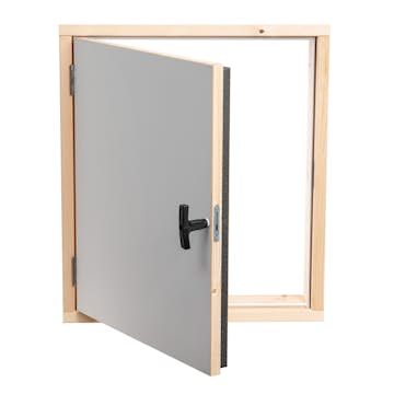 Vägglucka Dolle EI45 WH Brandklassad