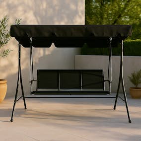 Hammock Venture Home Montreal Utomhus med 3 Sittplatser, Stål/Polyester