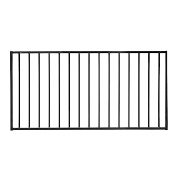 Grind Skotte Garden Dubbel Klassisk 360X90 cm Svart