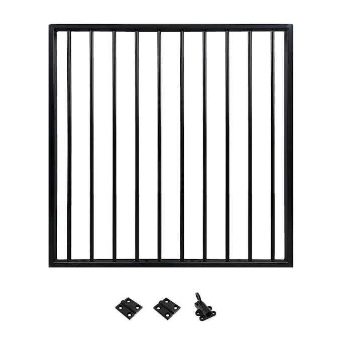 Grind Green Land Garden Aluminium Svart