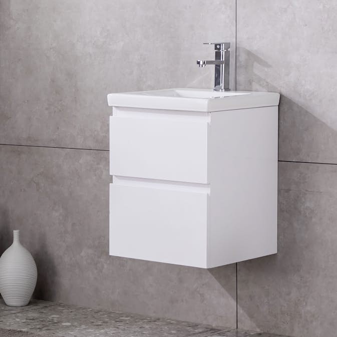 Tvättställsskåp Bathlife Eufori Small Vit