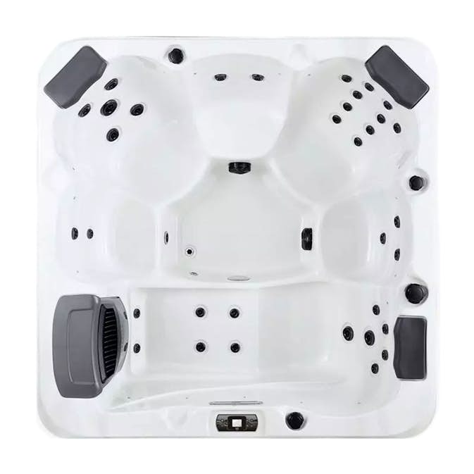 Spabad Svenska Bad Branäs 34 Jets med Lock och Spatrappa