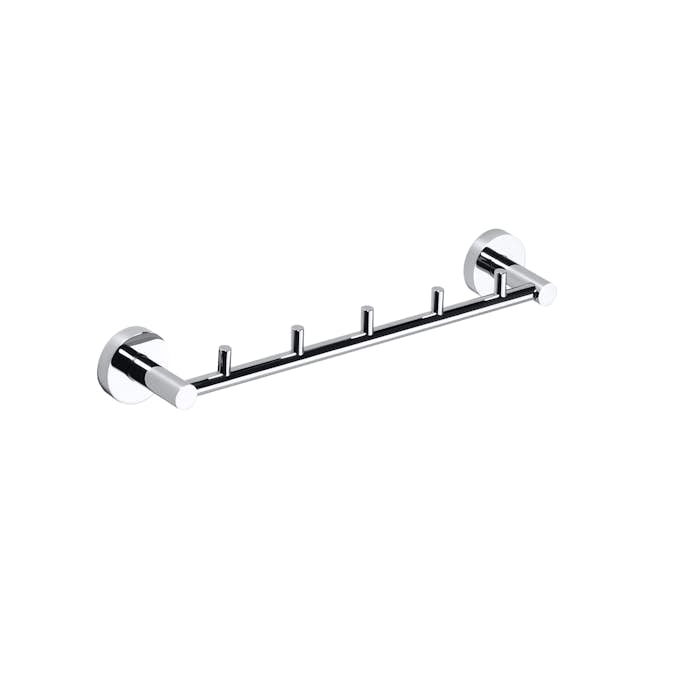 Handduksstång Bemeta Omega 5 Krokar Krom