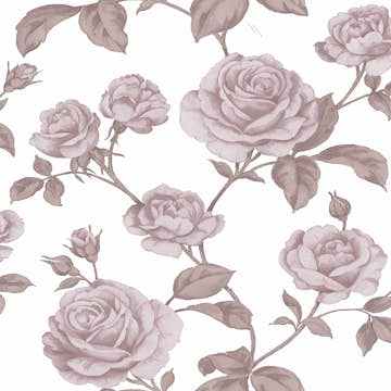 Tapet Boutique Ros Metallic Effekt 104137