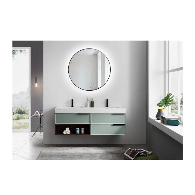 Spegel Bathlife Spira med LED Belysning