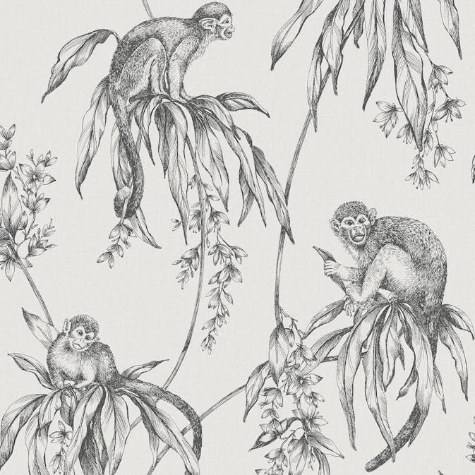 Tapet Superfresco Easy Saimiri Antrazit Apa