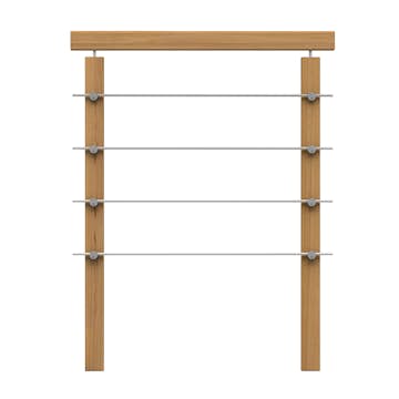 Skyddsräcke Dolle Lyon Horisontellt Stål