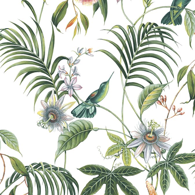 Tapet Superfresco Easy Adilah 106975 EasyUp, Mönstrad Vit