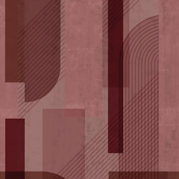 Fototapet Art For The Home Eighties Bordeaux 280x200 cm