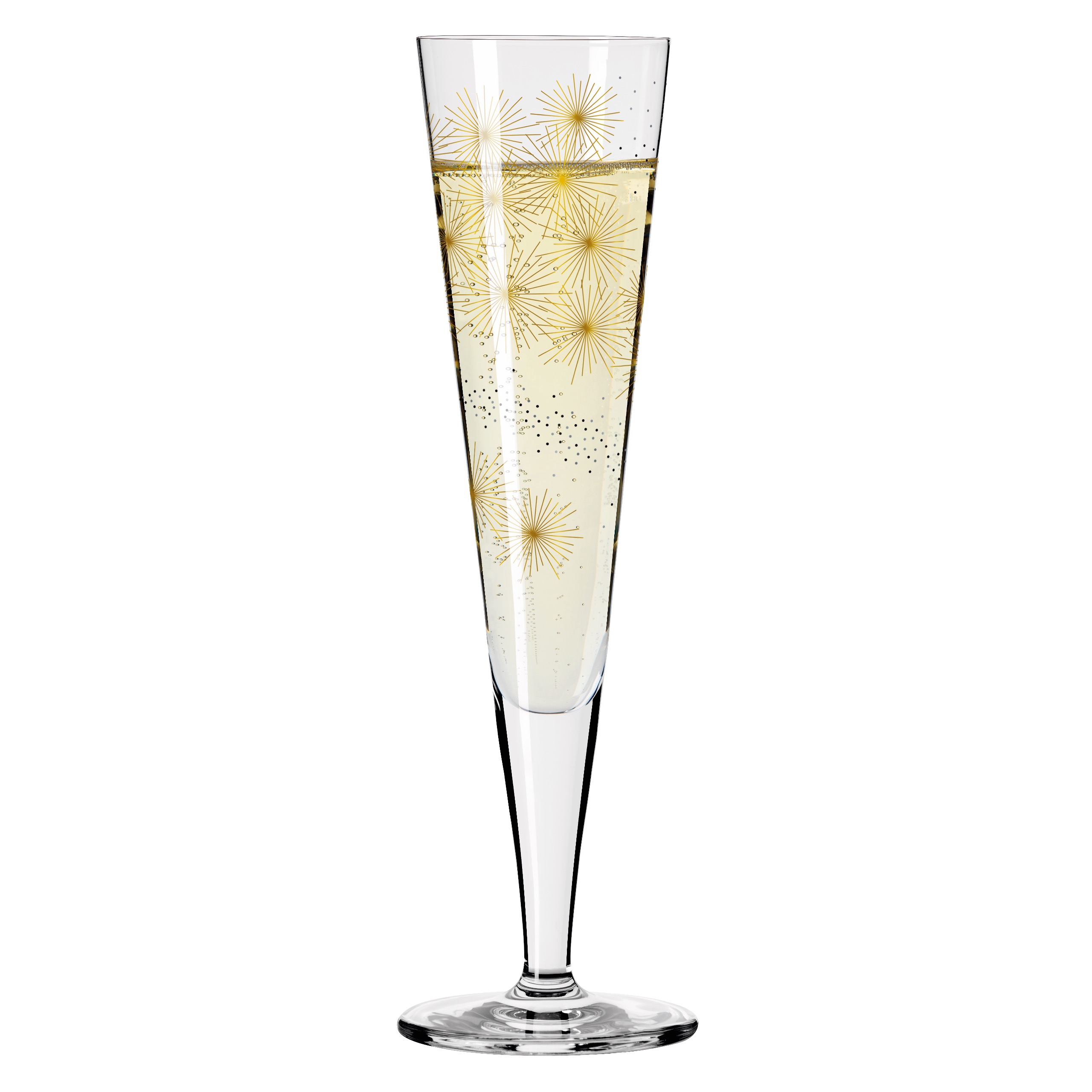 Ritzenhoff 1078267 Champagne Glass 200 Ml - Goldnacht No. 4 Series