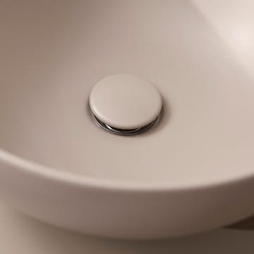 Bottenventil Miller Badrum Porslin Vit för Handfat