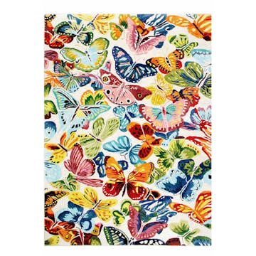 Luggmatta InHouse Group Butterflies Konstsilke