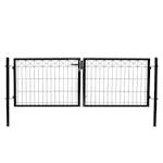 Grind Hortus 300 Cm Svart Inkl. Stolpar