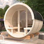 Bastutunna Palmako Anita 1,3, 0,7 m2 Med Glasvägg