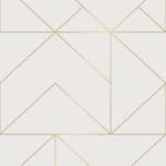 Tapet Superfresco Easy Geo Vit/Guld