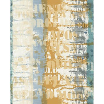 Tapet Lutéce Grafitis Bleu Vert 11200801